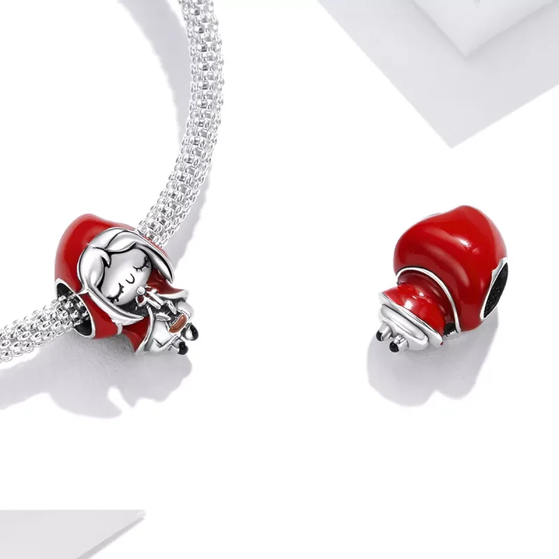 (immagine per) Charm tipo Pandora Cappuccetto Rosso - SCC1890 - Visualizza 4