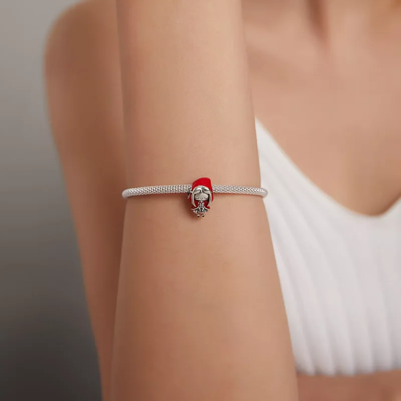 (immagine per) Charm tipo Pandora Cappuccetto Rosso - SCC1890 - Visualizza 5