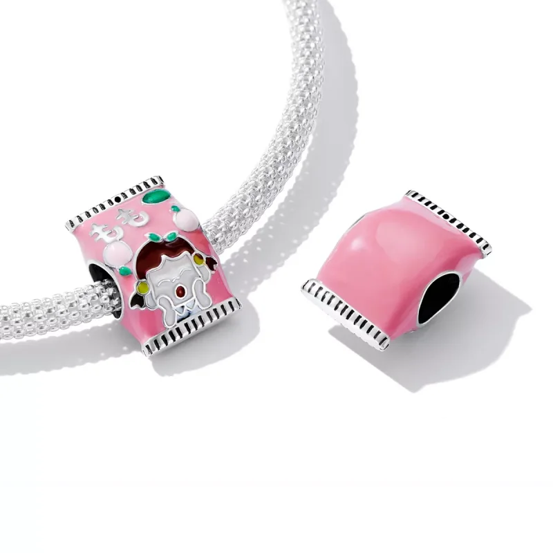(immagine per) Charm tipo Pandora Caramelle alla pesca - SCC2198 - Visualizza 4