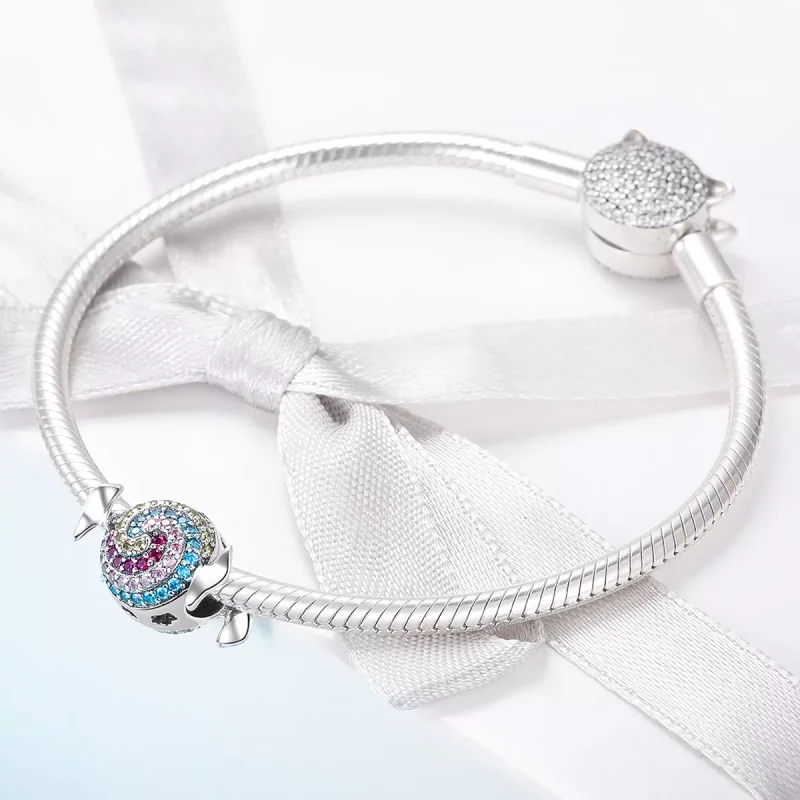 (immagine per) Charm tipo Pandora Caramelle Arcobaleno - SCC898 - Visualizza 3