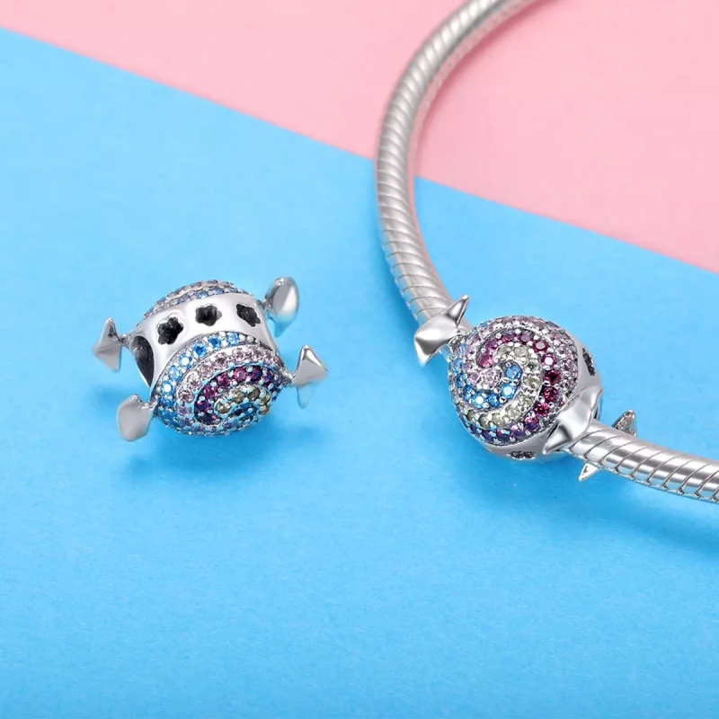 (immagine per) Charm tipo Pandora Caramelle Arcobaleno - SCC898 - Visualizza 4