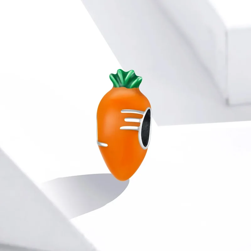 (immagine per) Charm tipo Pandora Carota Carina - SCC1591 - Visualizza 2