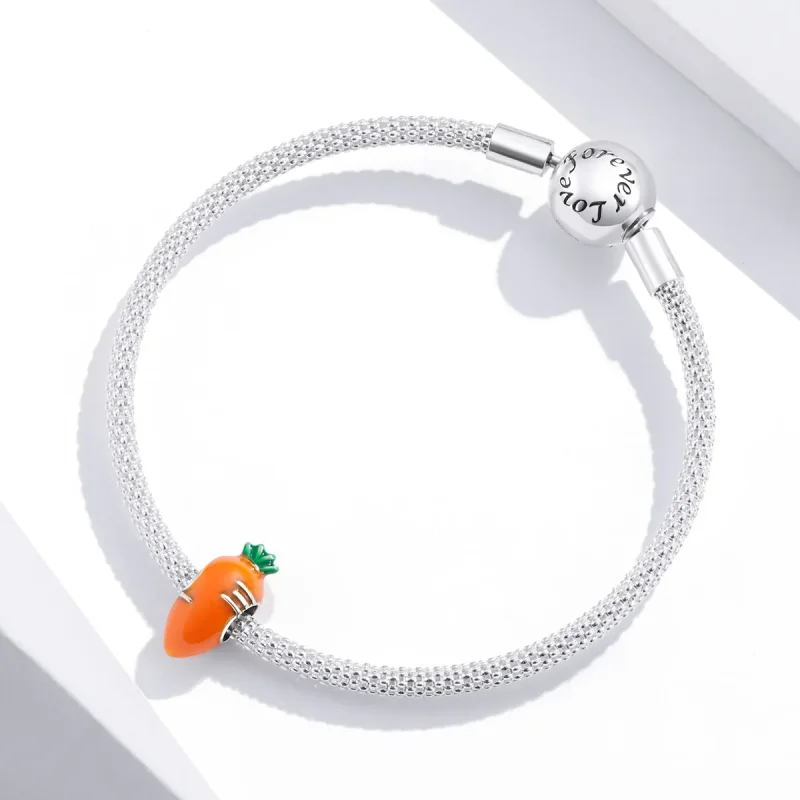 (immagine per) Charm tipo Pandora Carota Carina - SCC1591 - Visualizza 4