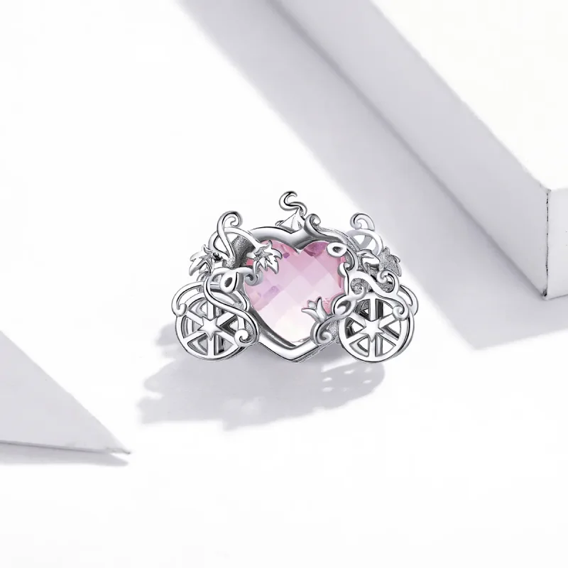 (immagine per) Charm tipo Pandora Carrozza magica - BSC412 - Visualizza 2