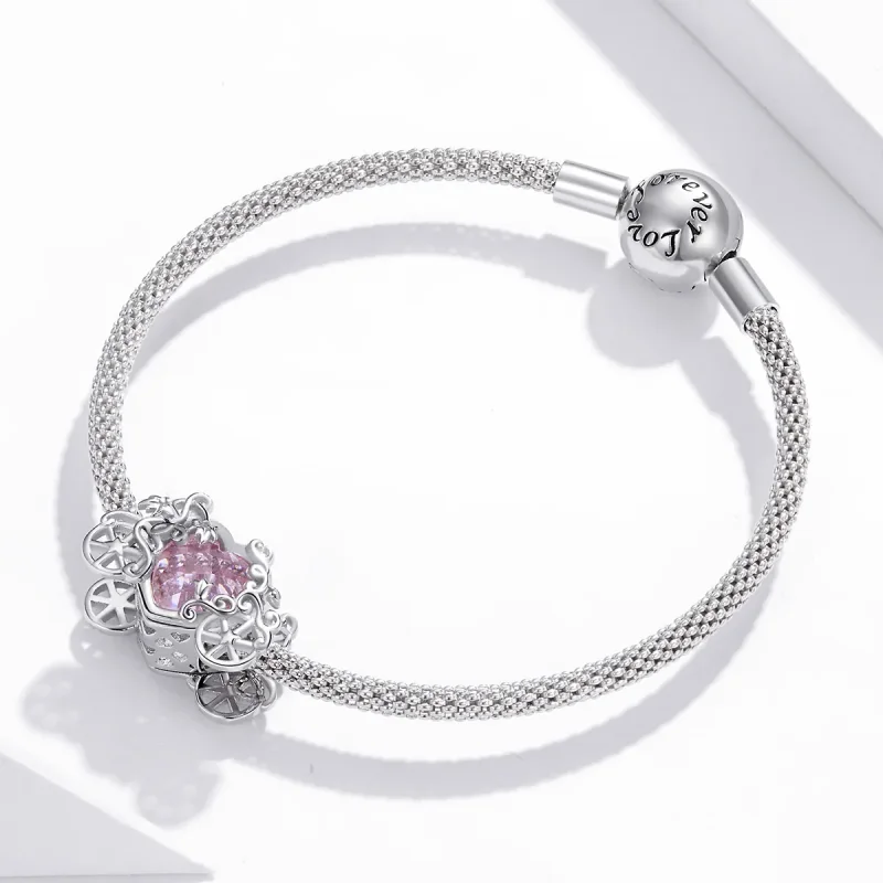 (immagine per) Charm tipo Pandora Carrozza magica - BSC412 - Visualizza 3