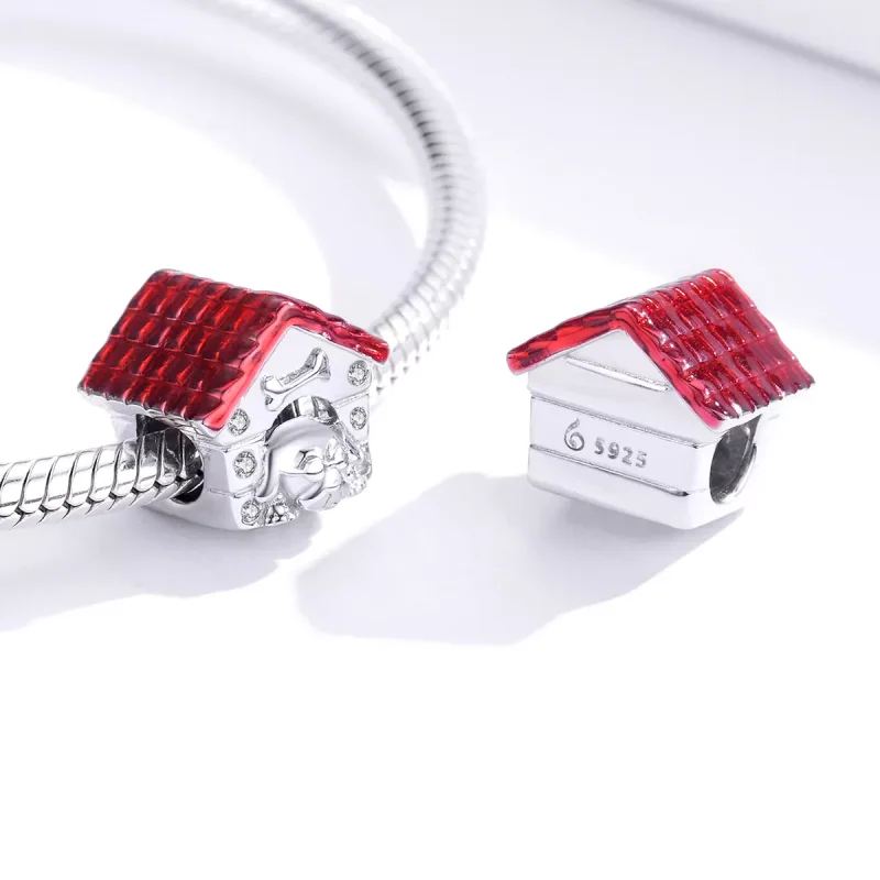 (immagine per) Charm tipo Pandora Casa per animali domestici - BSC286 - Visualizza 2