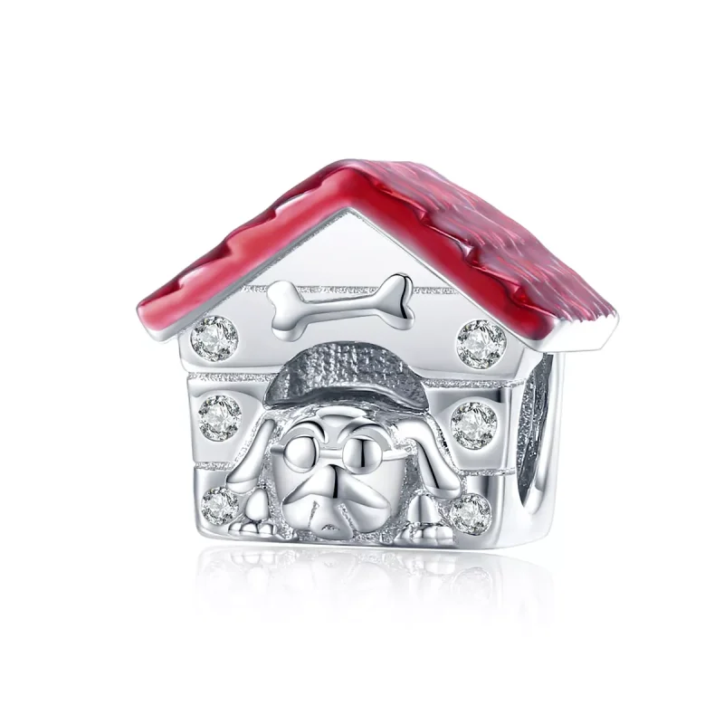 (immagine per) Charm tipo Pandora Casa per animali domestici - BSC286