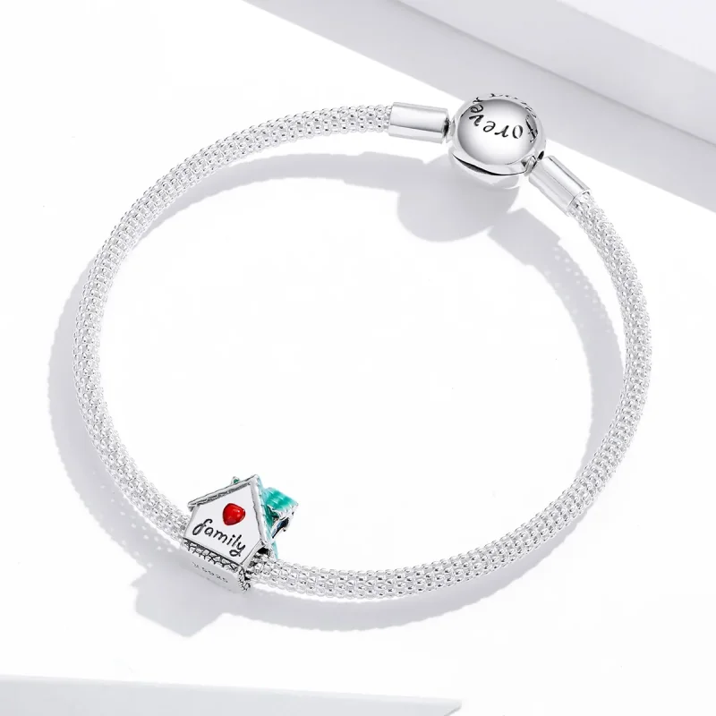(immagine per) Charm tipo Pandora Casetta accogliente - SCC1518 - Visualizza 3