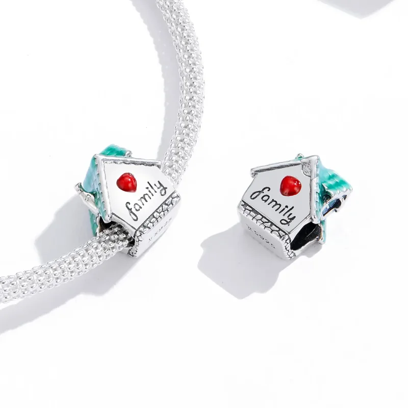 (immagine per) Charm tipo Pandora Casetta accogliente - SCC1518 - Visualizza 4
