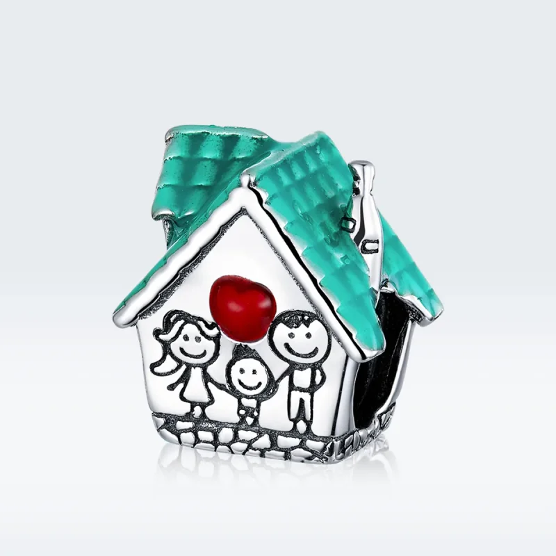 (immagine per) Charm tipo Pandora Casetta accogliente - SCC1518 - Visualizza 5
