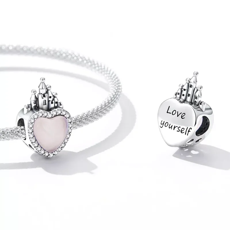 (immagine per) Charm tipo Pandora Castello d'amore - SCC2207 - Visualizza 4