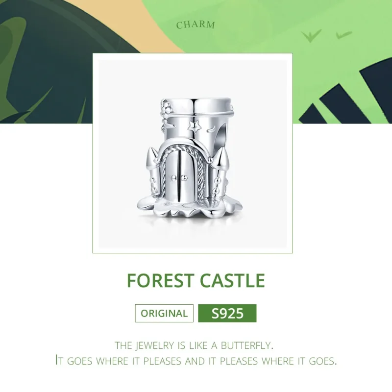 (immagine per) Charm tipo Pandora Castello della foresta - SCC1866 - Visualizza 6