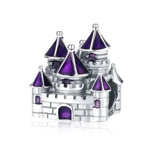 (immagine per) Charm tipo Pandora Castello delle fiabe - BSC122