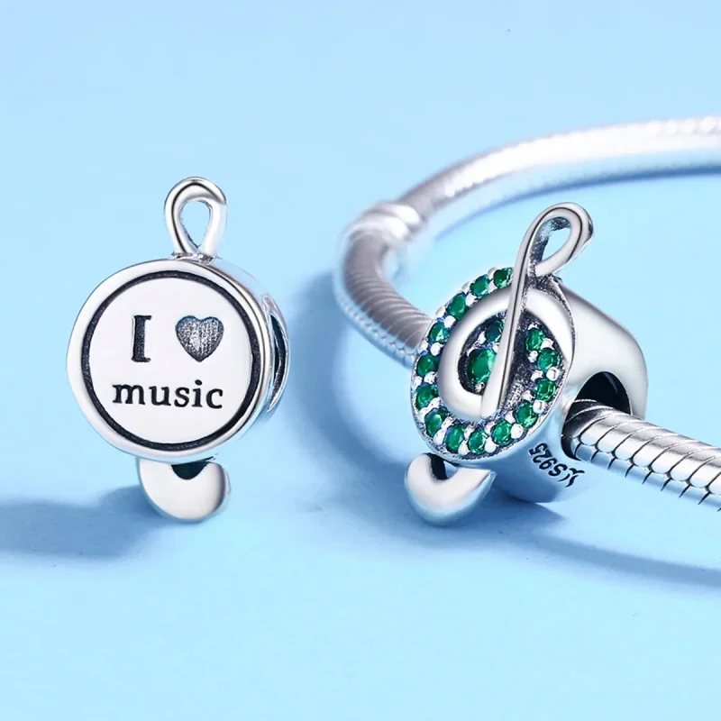 (immagine per) Charm tipo Pandora Chiave di violino - SCC450 - Visualizza 5