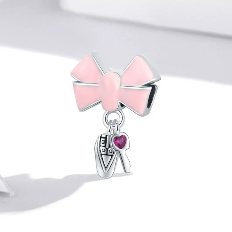 (immagine per) Charm tipo Pandora Chiave per auto ad arco - SCC1974 - Visualizza 2