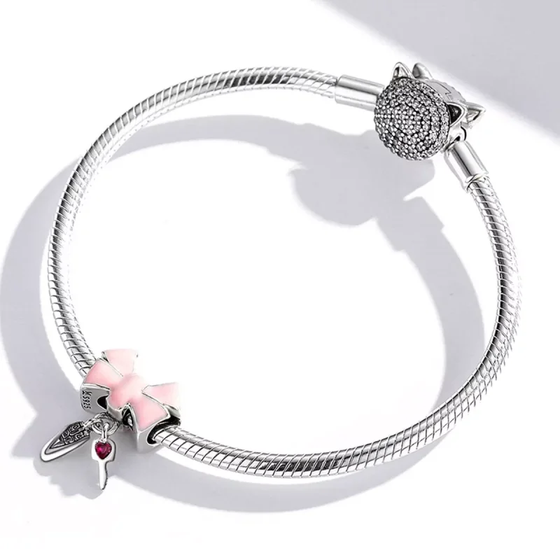 (immagine per) Charm tipo Pandora Chiave per auto ad arco - SCC1974 - Visualizza 3