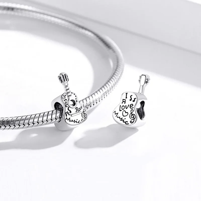(immagine per) Charm tipo Pandora Chitarra semplice - SCC1708 - Visualizza 4