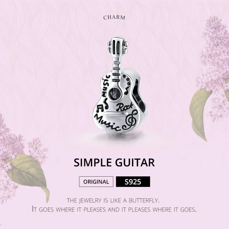 (immagine per) Charm tipo Pandora Chitarra semplice - SCC1708 - Visualizza 6