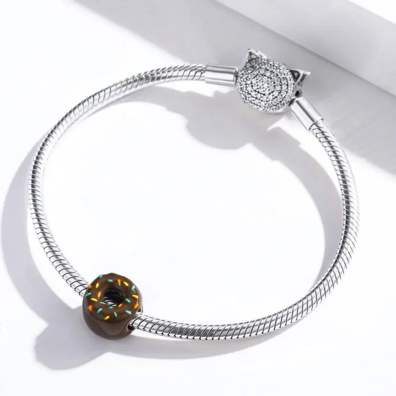 (immagine per) Charm tipo Pandora Ciambella - SCC1820 - Visualizza 3