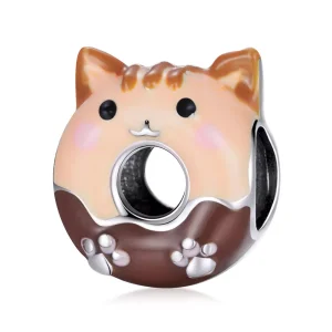 (immagine per) Charm tipo Pandora Ciambelle di gattino - SCC1877