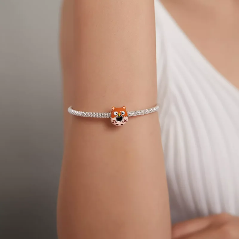 (immagine per) Charm tipo Pandora Ciambelle Di Gufo - SCC1882 - Visualizza 5