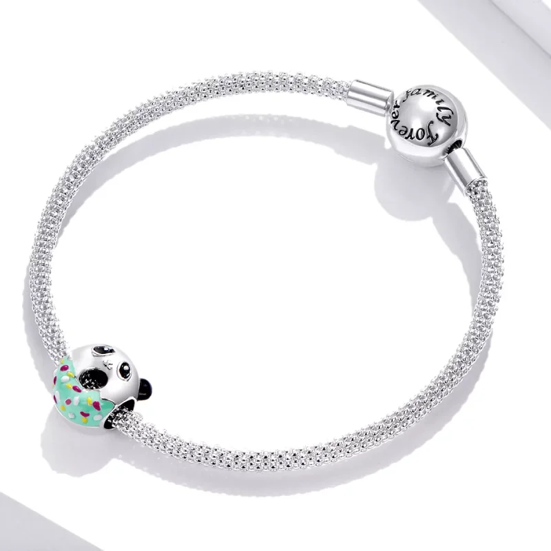 (immagine per) Charm tipo Pandora Ciambelle Panda - SCC1875 - Visualizza 3