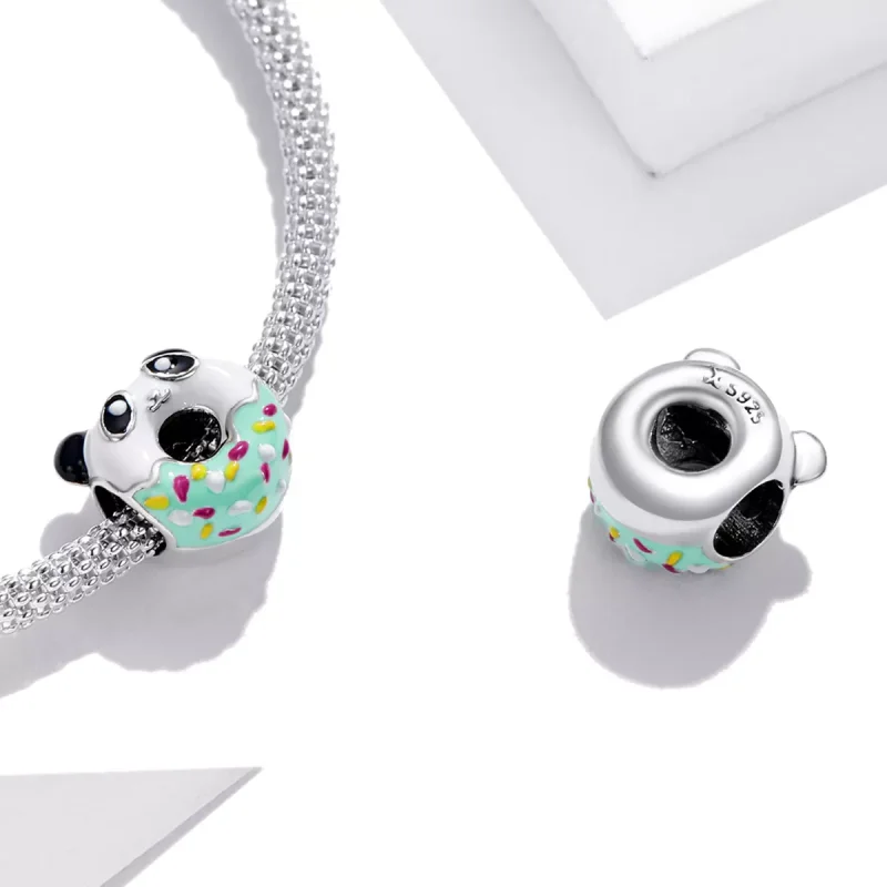 (immagine per) Charm tipo Pandora Ciambelle Panda - SCC1875 - Visualizza 4