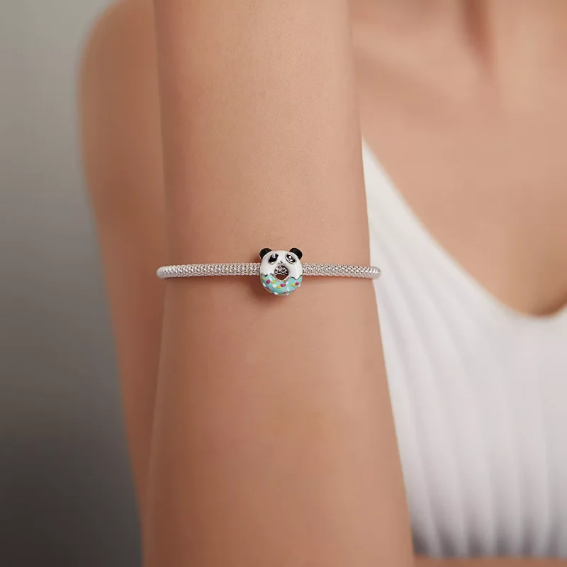 (immagine per) Charm tipo Pandora Ciambelle Panda - SCC1875 - Visualizza 5