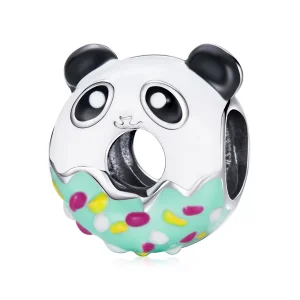 (immagine per) Charm tipo Pandora Ciambelle Panda - SCC1875