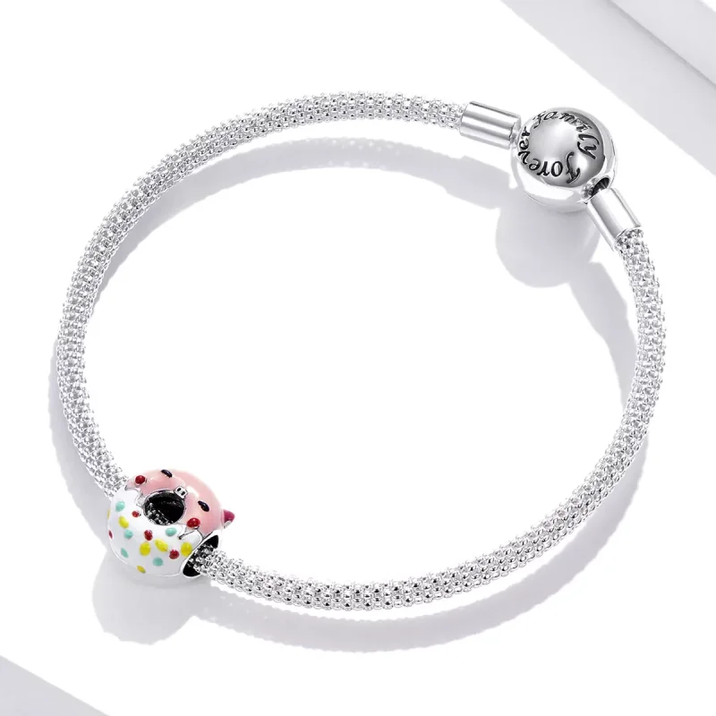 (immagine per) Charm tipo Pandora Ciambelle Piggy - SCC1879 - Visualizza 3