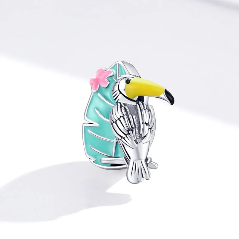 (immagine per) Charm tipo Pandora Cicogna - SCC1531 - Visualizza 2