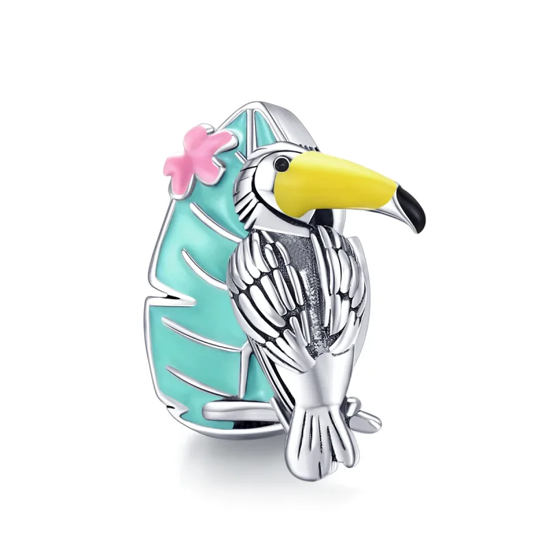 (immagine per) Charm tipo Pandora Cicogna - SCC1531
