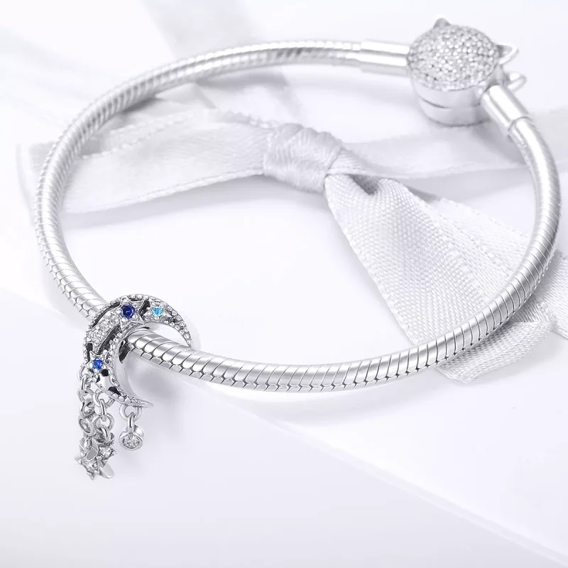 (immagine per) Charm tipo Pandora Cielo stellato - BSC023 - Visualizza 3