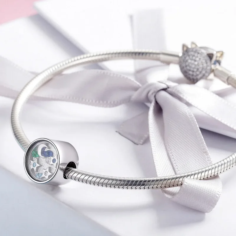 (immagine per) Charm tipo Pandora Cielo stellato - BSC042 - Visualizza 2