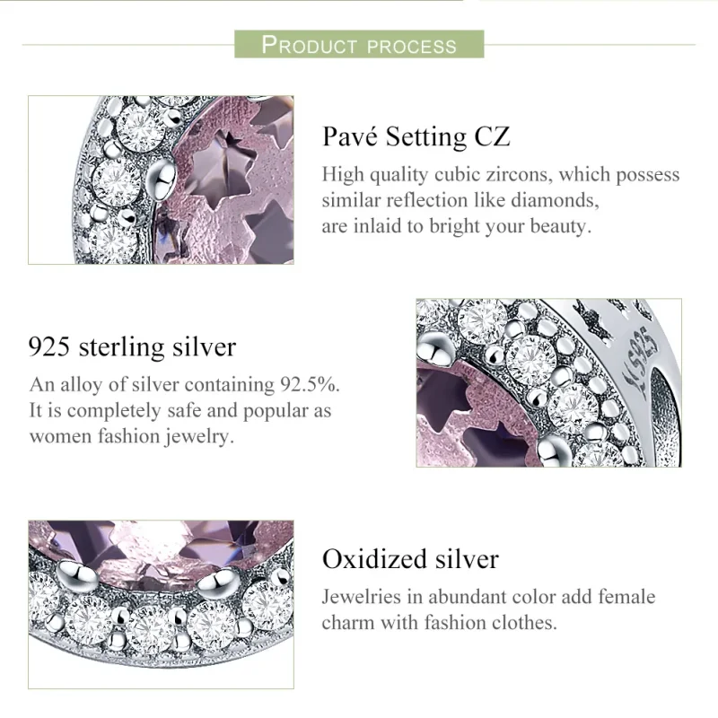 (immagine per) Charm tipo Pandora Cielo stellato - SCC731 - Visualizza 7