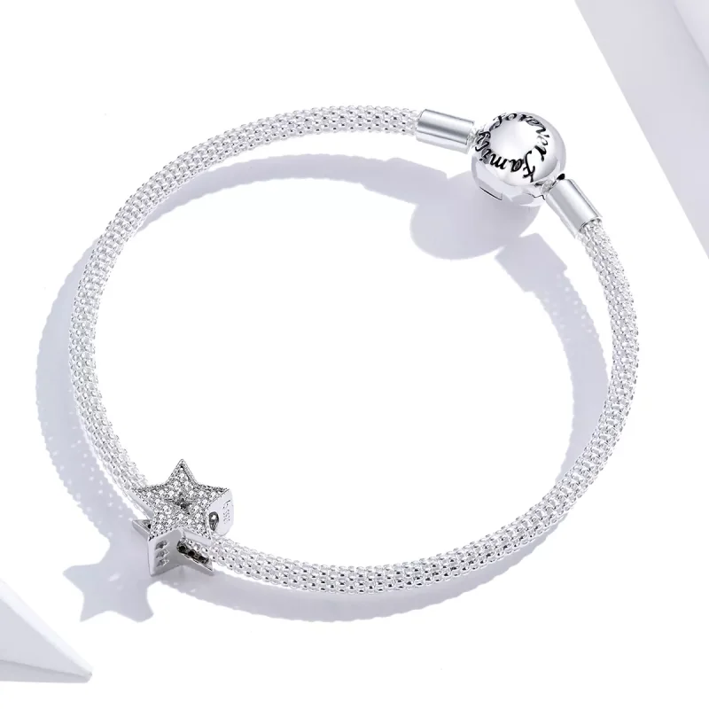 (immagine per) Charm tipo Pandora Cielo stellato splendente - BSC210 - Visualizza 2