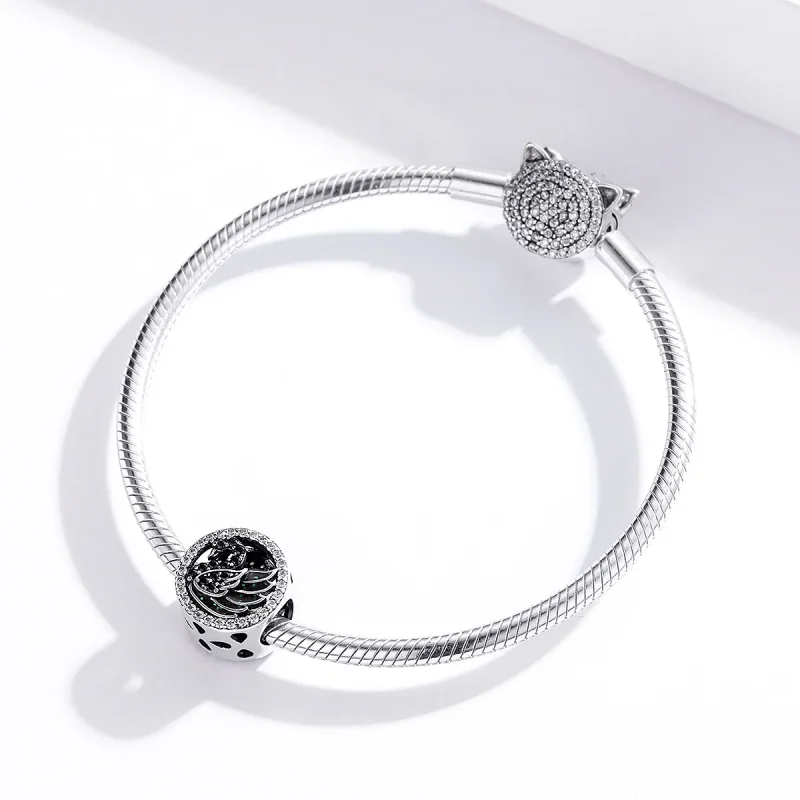 (immagine per) Charm tipo Pandora Cigno nero - SCC1342 - Visualizza 3