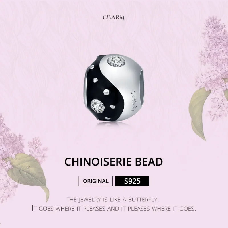 (immagine per) Charm tipo Pandora Cineserie Yin Yang - BSC192 - Visualizza 6