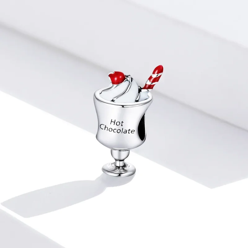 (immagine per) Charm tipo Pandora Cioccolata calda - SCC1495 - Visualizza 2