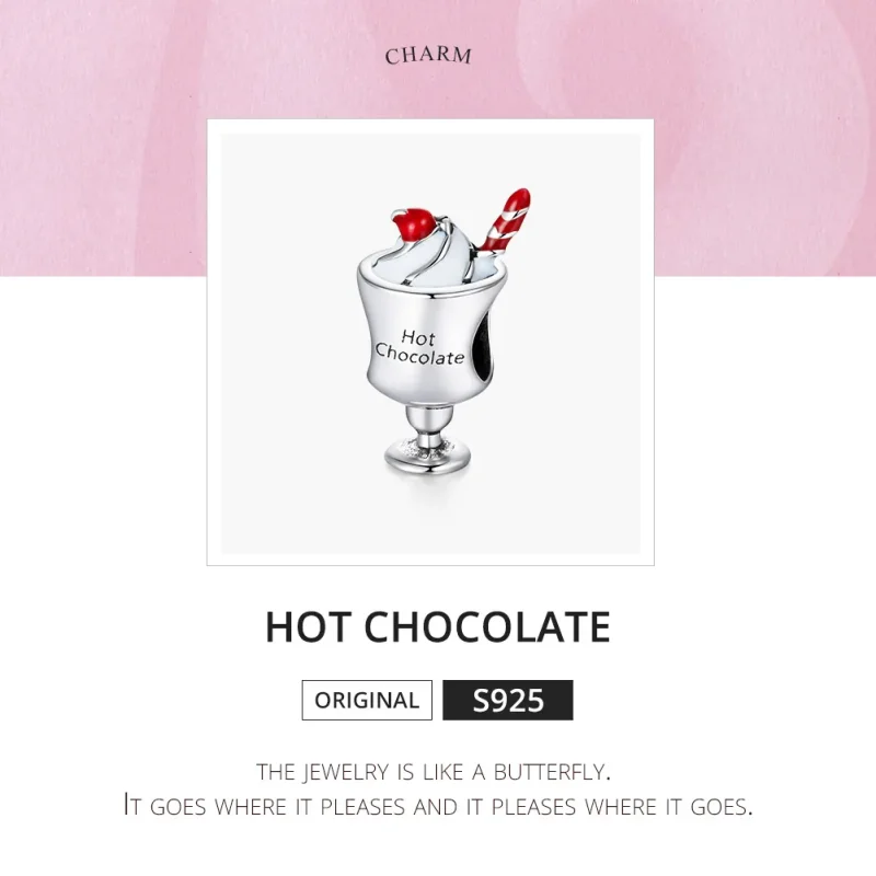 (immagine per) Charm tipo Pandora Cioccolata calda - SCC1495 - Visualizza 6