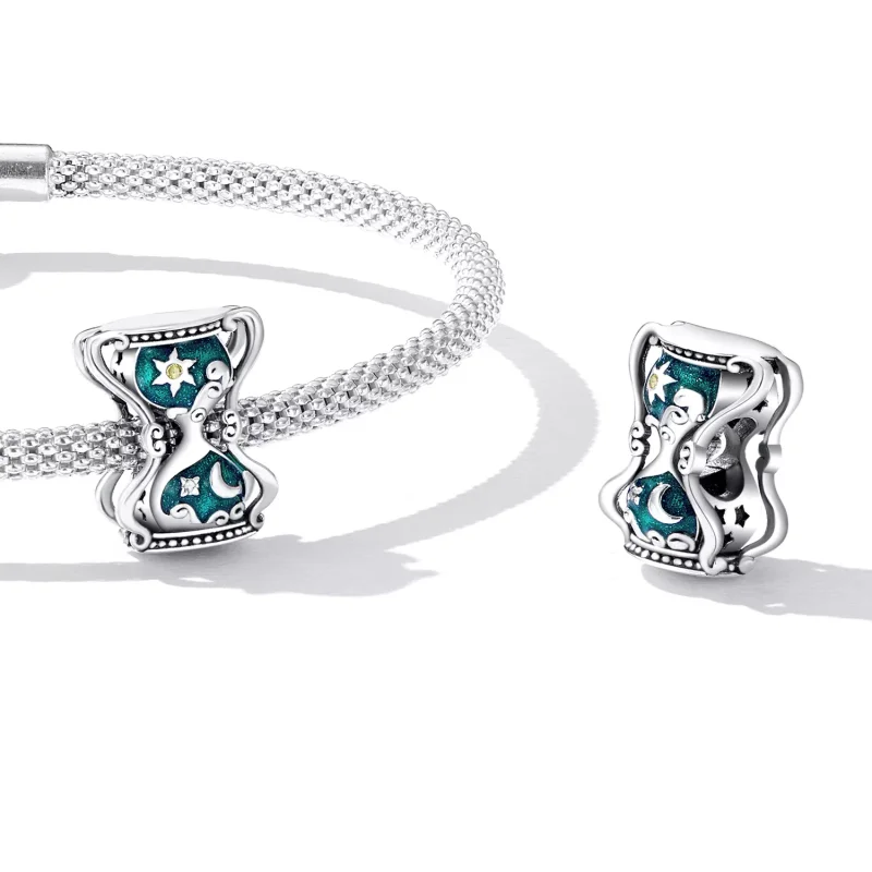 (immagine per) Charm tipo Pandora Clessidra Sole e Luna - SCC2265 - Visualizza 5