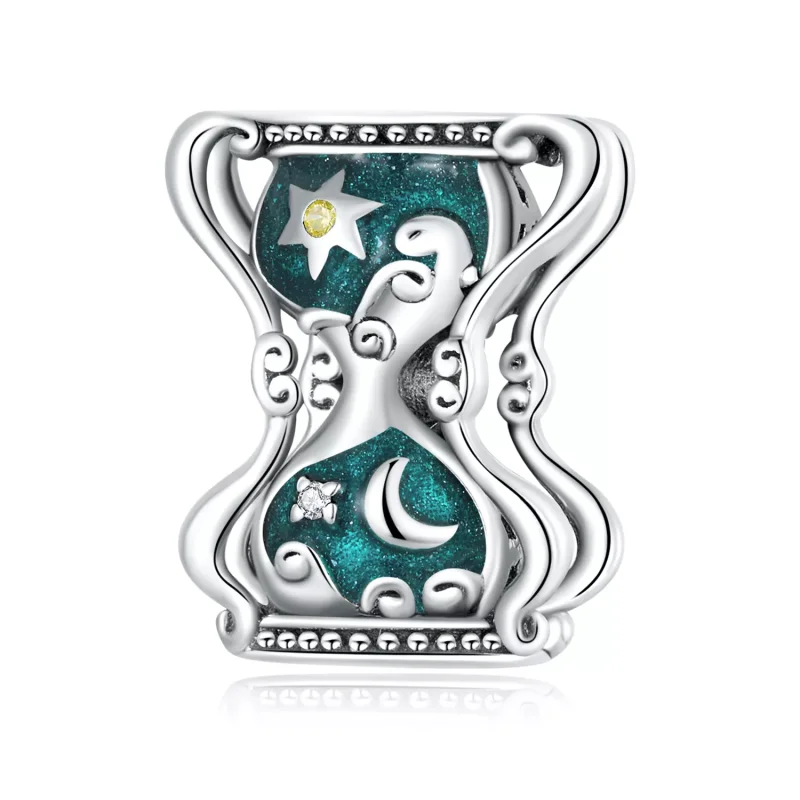 (immagine per) Charm tipo Pandora Clessidra Sole e Luna - SCC2265