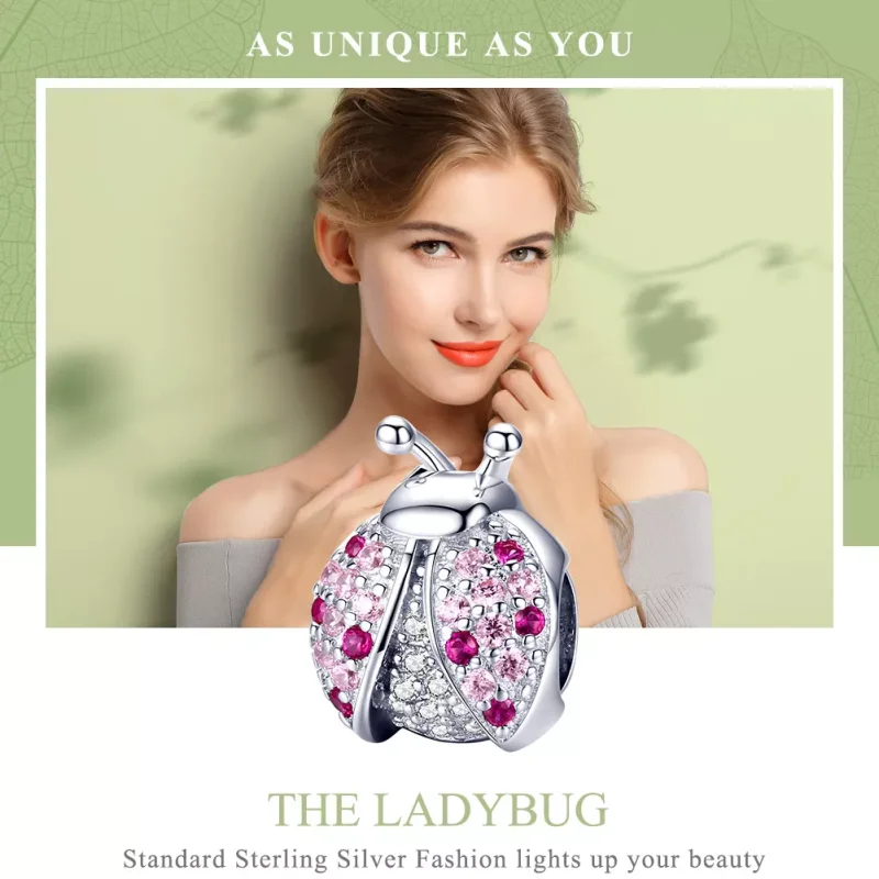 (immagine per) Charm tipo Pandora Coccinella - SCC1120 - Visualizza 2
