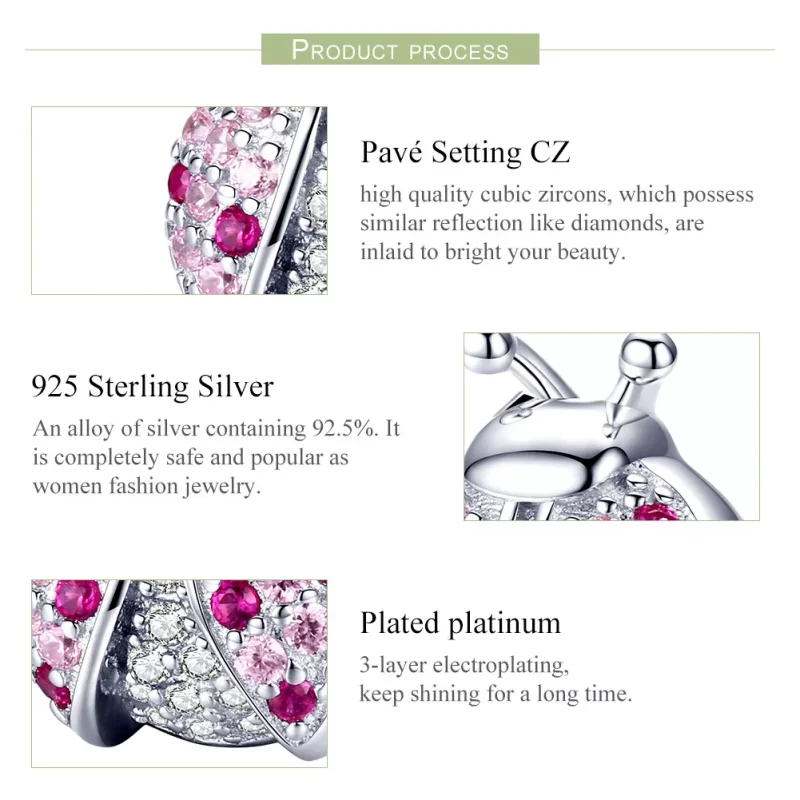 (immagine per) Charm tipo Pandora Coccinella - SCC1120 - Visualizza 5