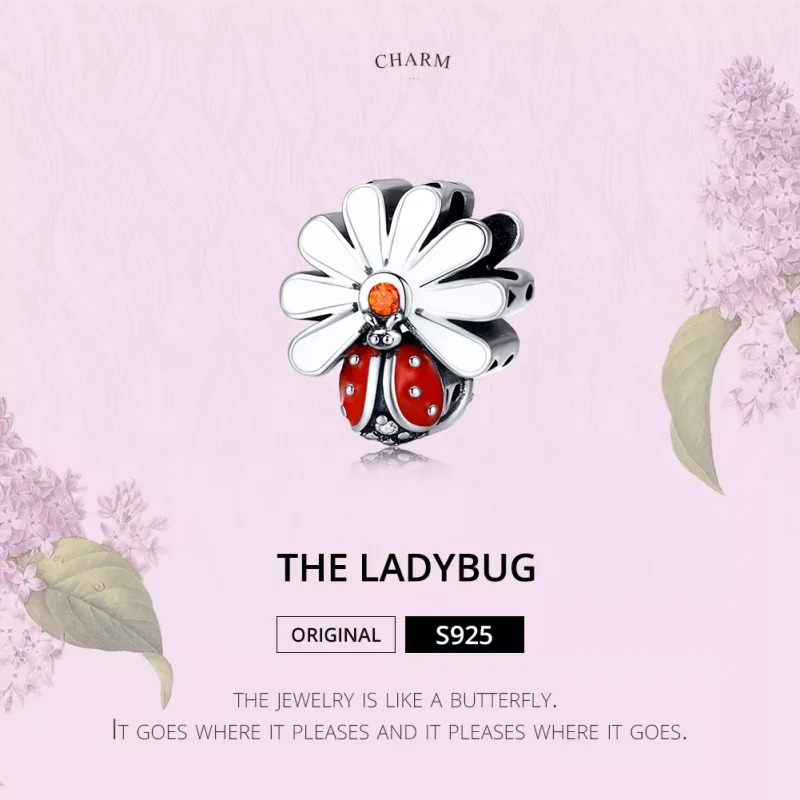 (immagine per) Charm tipo Pandora Coccinella - SCC1276 - Visualizza 2