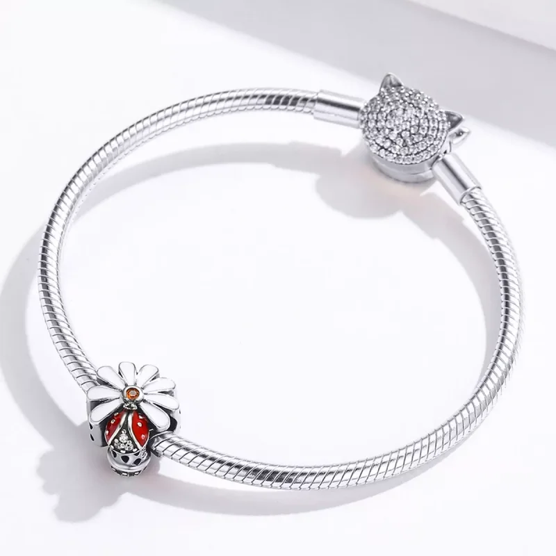 (immagine per) Charm tipo Pandora Coccinella - SCC1276 - Visualizza 4