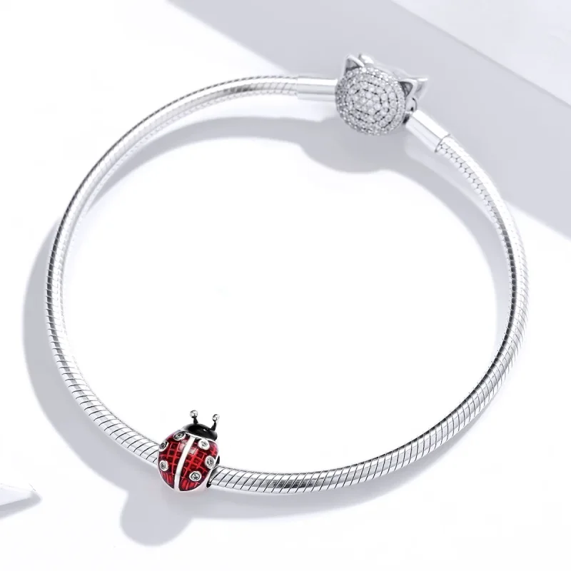 (immagine per) Charm tipo Pandora Coccinella - SCC1481 - Visualizza 3
