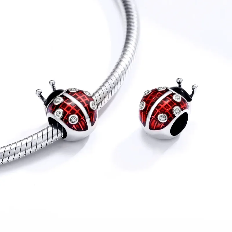 (immagine per) Charm tipo Pandora Coccinella - SCC1481 - Visualizza 4