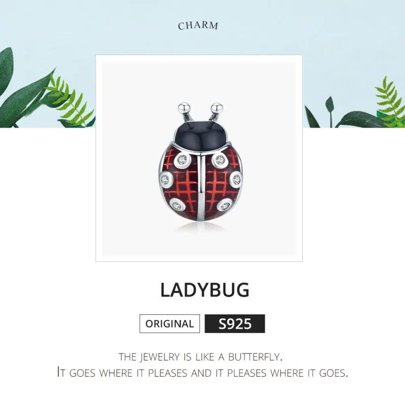 (immagine per) Charm tipo Pandora Coccinella - SCC1481 - Visualizza 6