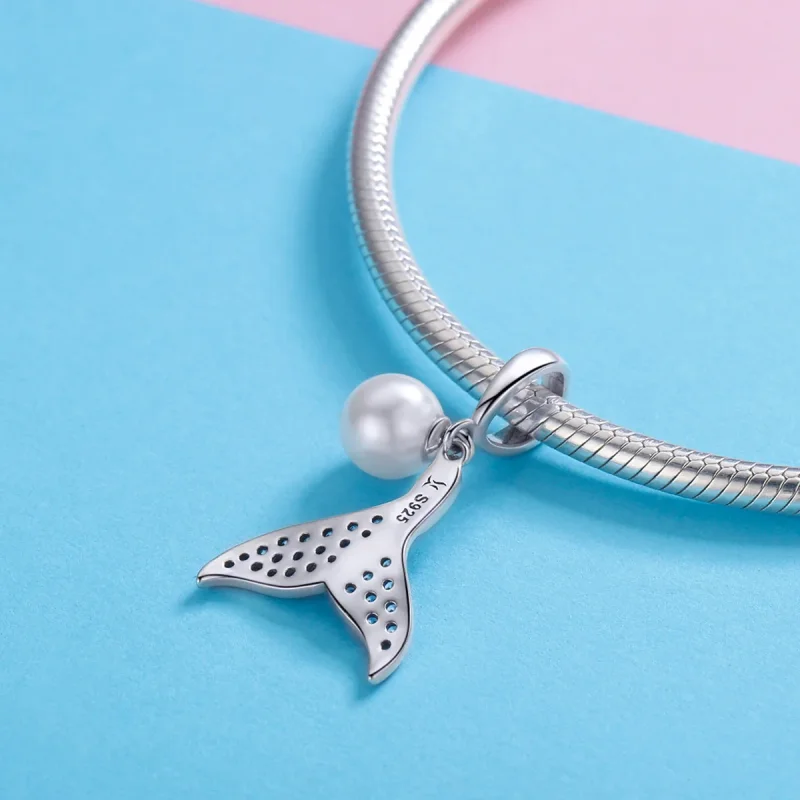 (immagine per) Charm tipo Pandora Coda di sirena con perline - SCC877 - Visualizza 4